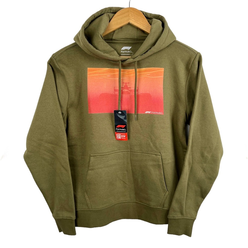 Formula 1 Graphic Hoodie Green (Women) Medium NWT